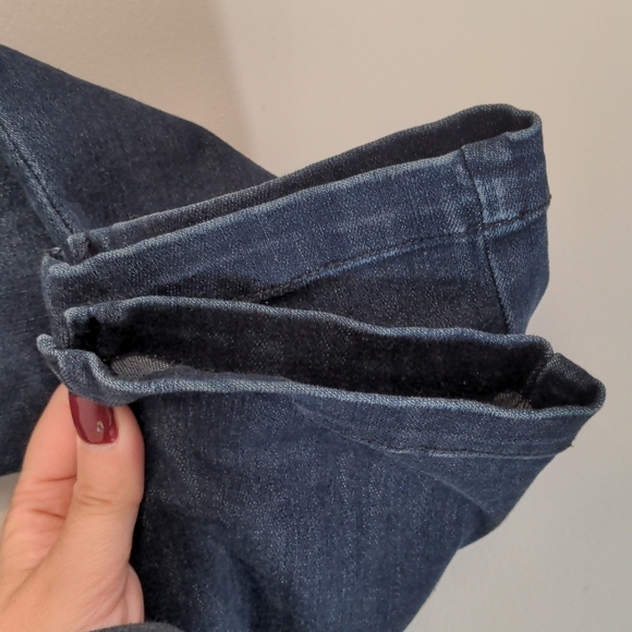 Anthrologie PILCRO High-Rise Denim Legging Cropped 27 - Picture 6 of 11